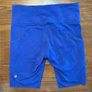 Lululemon Fast & Free bike shorts - size 10